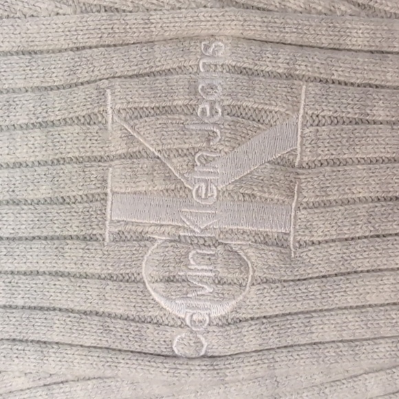 Ck jeans grey ribbed knit sweater dress size S - Picture 3 of 5